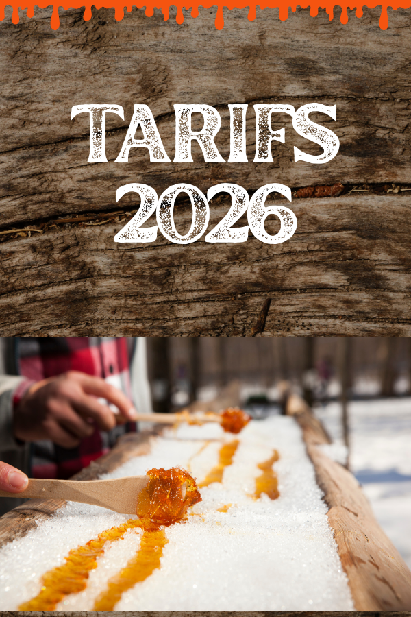 Tarifs 2026